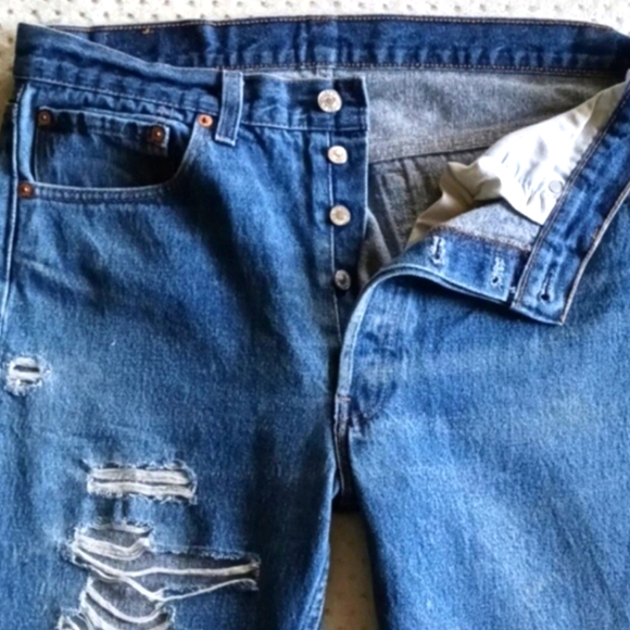 Various Vintage Levi Jeans & shorts in all sizes and styles 501s 550s 517s 505s - Picture 4 of 16